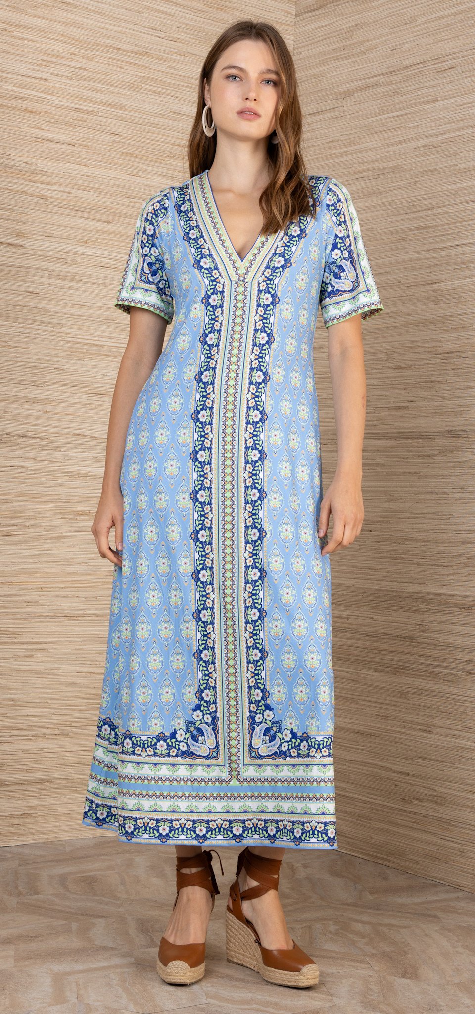 Hale Bob Bruna Maxi Dress Blue