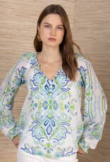 Hale Bob Verona Top Blue