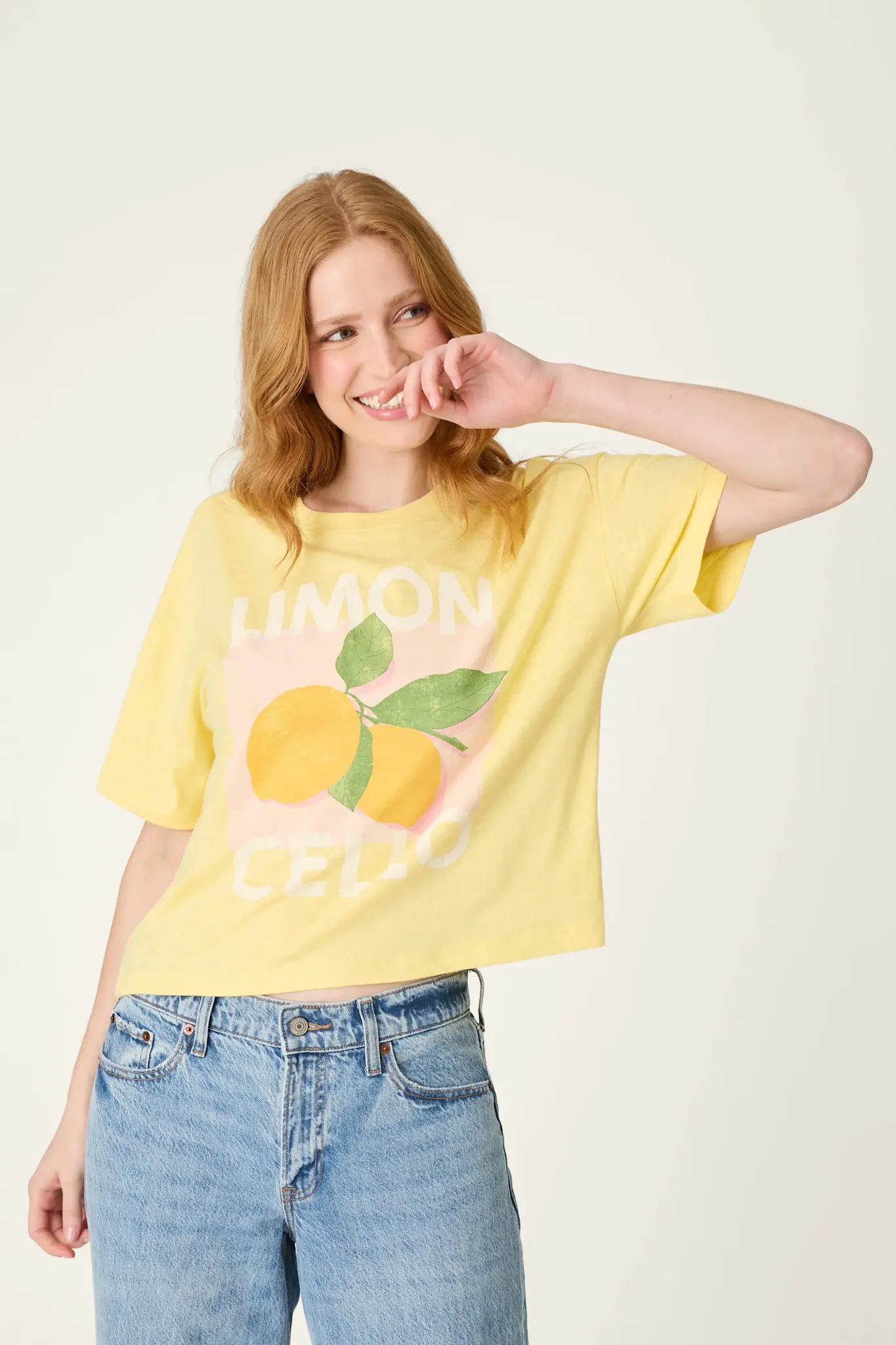 PJ Salvage Limoncello Graphic Print Tee