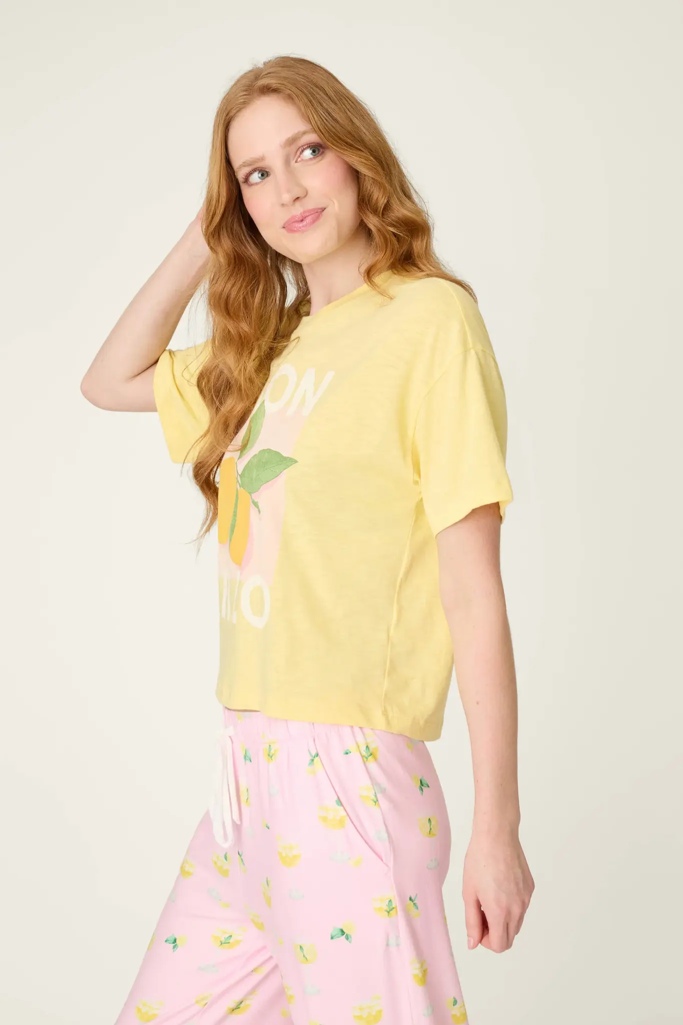 PJ Salvage Limoncello Graphic Print Tee