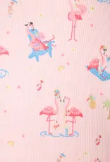 PJ Salvage Tiki Flamingos Set
