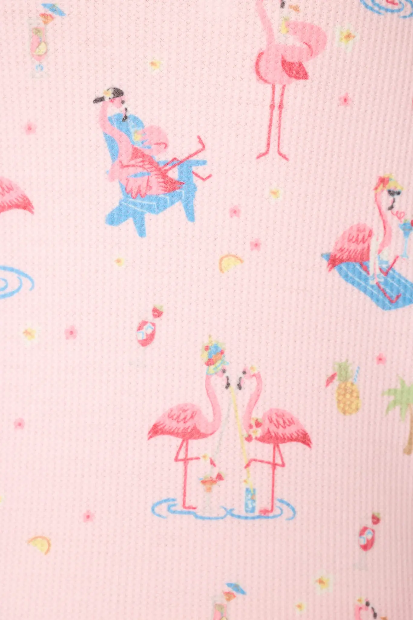 PJ Salvage Tiki Flamingos Set