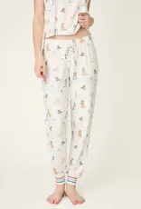 PJ Salvage Red, White, & Woof Pup Joggers