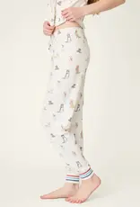 PJ Salvage Red, White, & Woof Pup Joggers