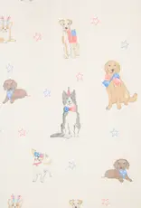 PJ Salvage Red, White, & Woof Pup Top