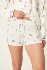 PJ Salvage Red, White, & Woof Pup Shorts