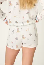PJ Salvage Red, White, & Woof Pup Shorts