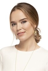 Spartina Palm Earrings Aqua