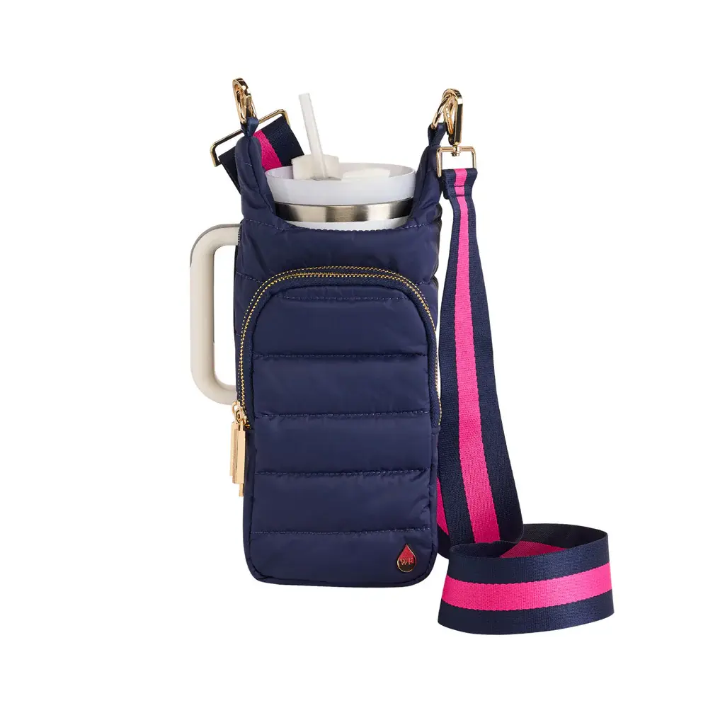 Wanderfull HydroBag Handle Navy w/ Pink Strap