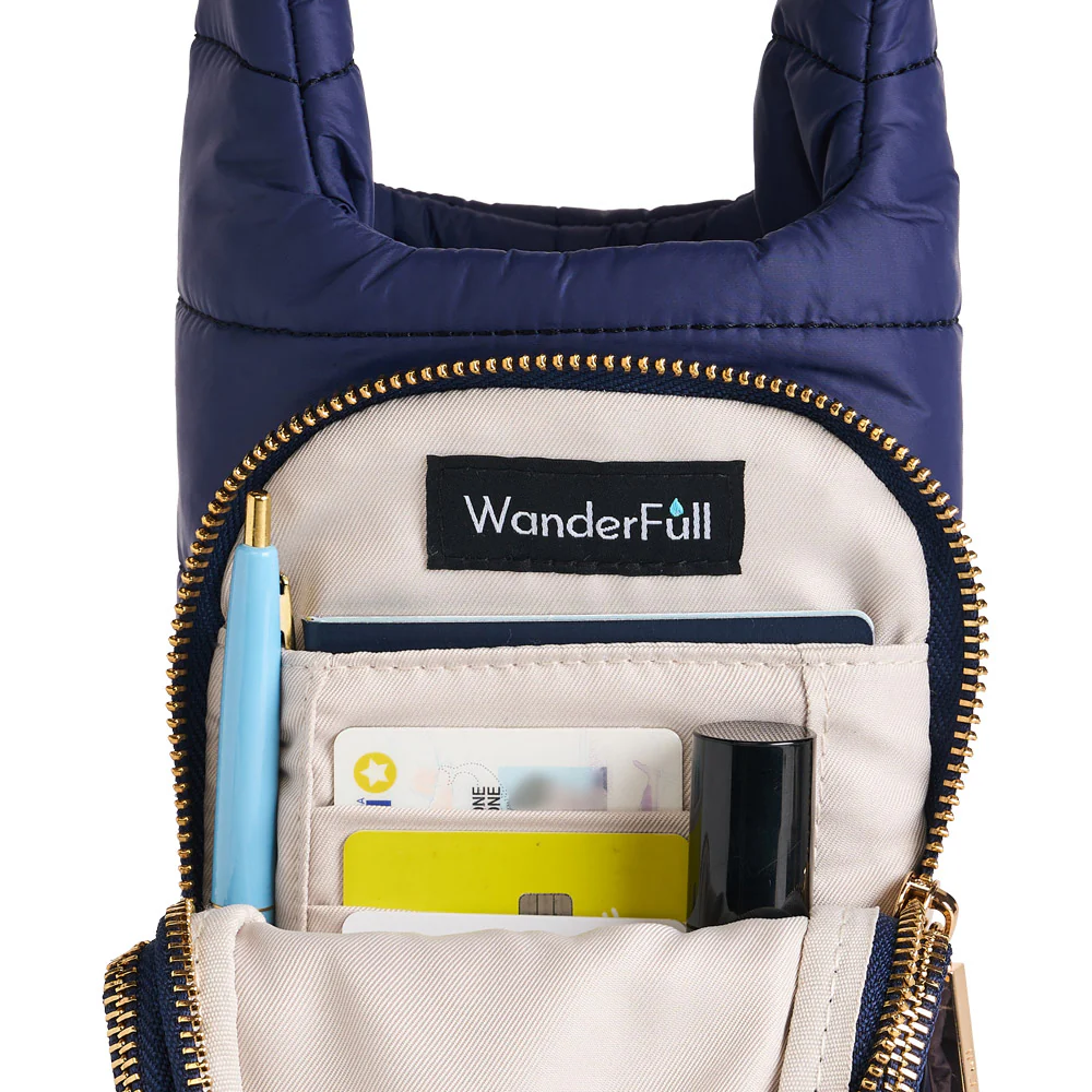 Wanderfull HydroBag Handle Navy w/ Pink Strap
