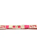 German Fuentes One Size Stretch Belt w/ Gold