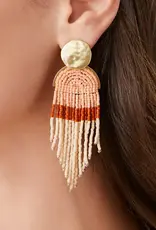 Spartina Bitty Bead Earrings Terra Cotta