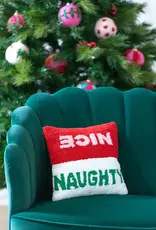Shiraleah Naughty Nice Pillow