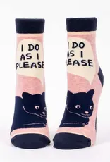 Blue Q I Do As I Please Womens Socks