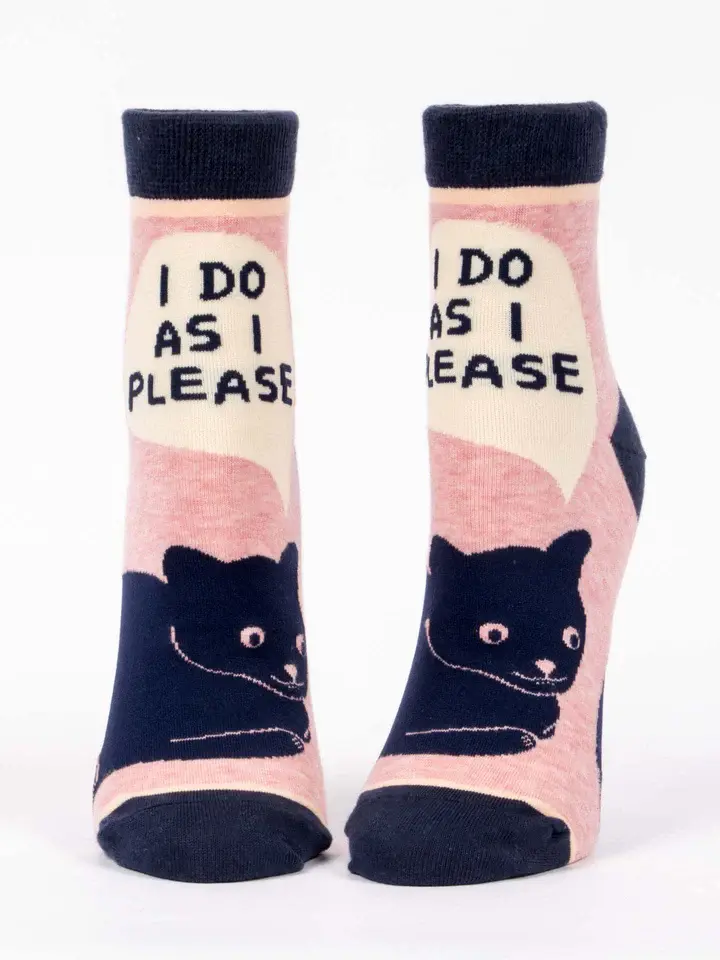 Blue Q I Do As I Please Womens Socks