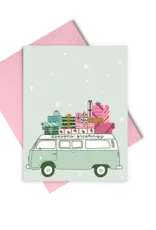Talking Out of Turn Van Holiday Greeting Card Set of 8