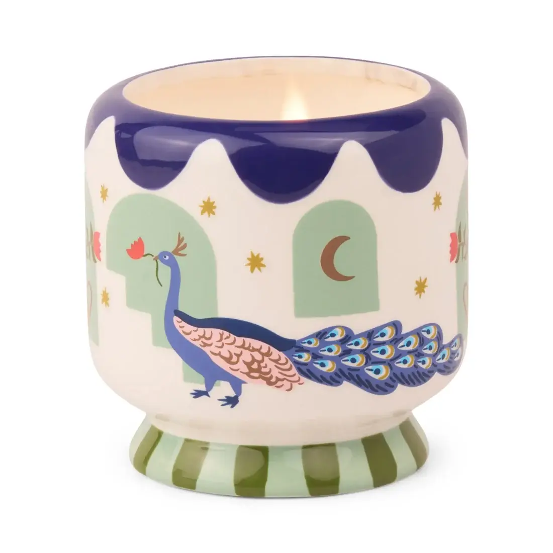 PaddyWax Peacock Candle Misted Lime