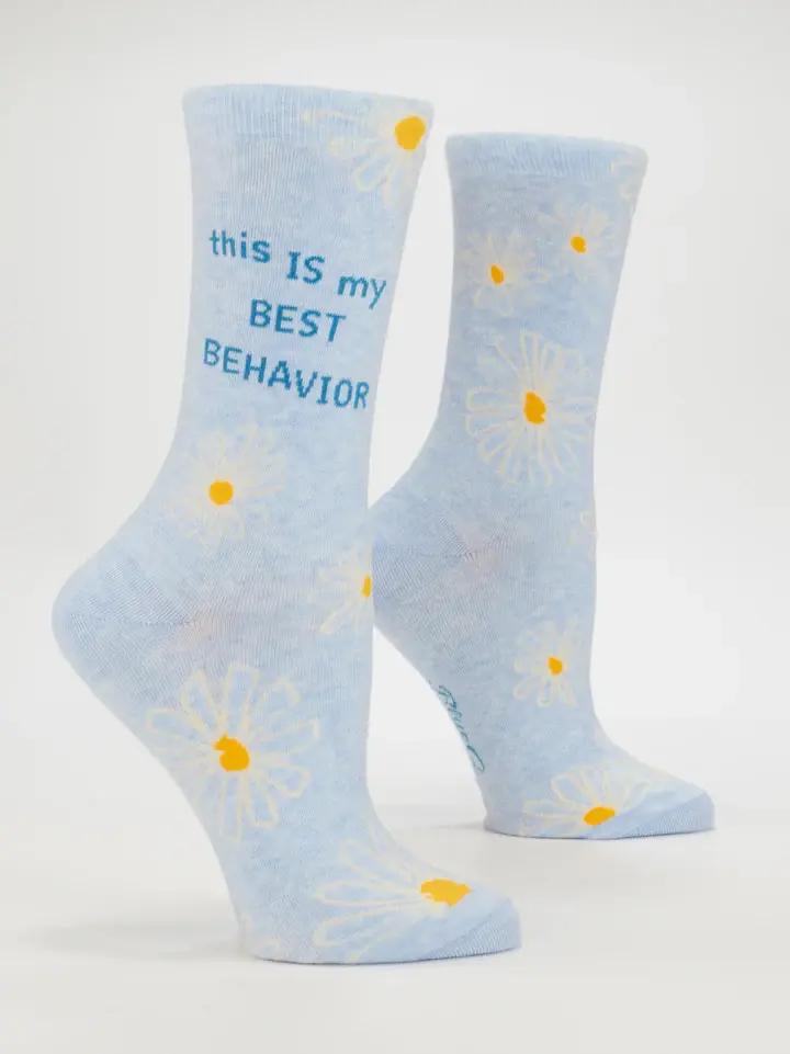 Blue Q Best Behavior Womens Socks