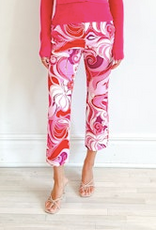 Trina Turk Lulu Pant Pink Swirls