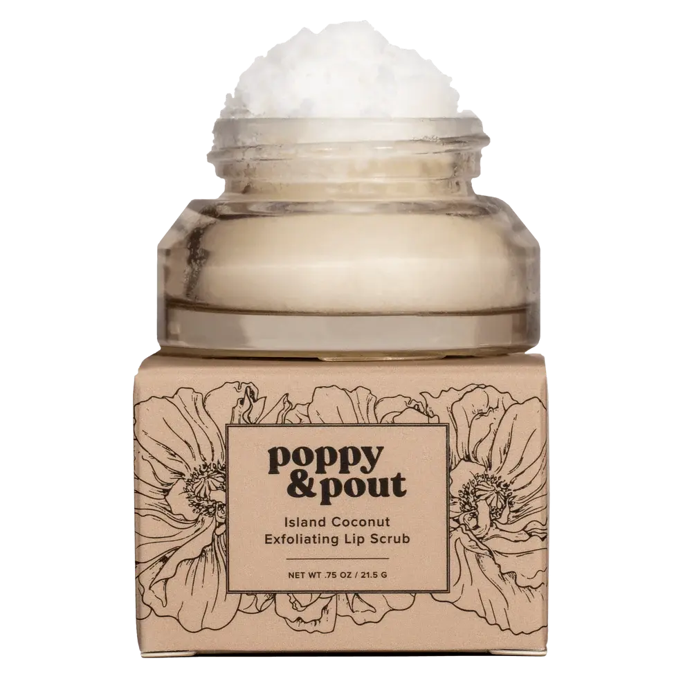 Poppy & Pout Island Coconut Lip Scrub