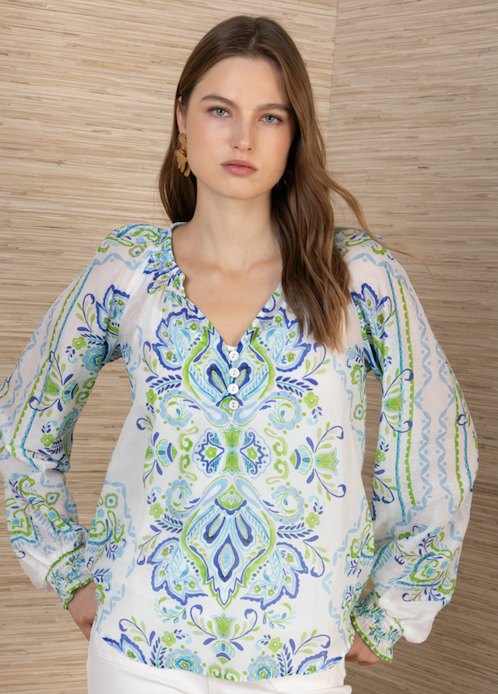 Hale Bob Verona Top Blue