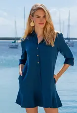 Cabana Life Harbor Gauze Shirt Dress
