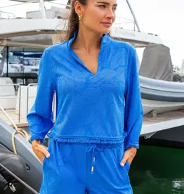 Cabana Life Leaf Terry Top