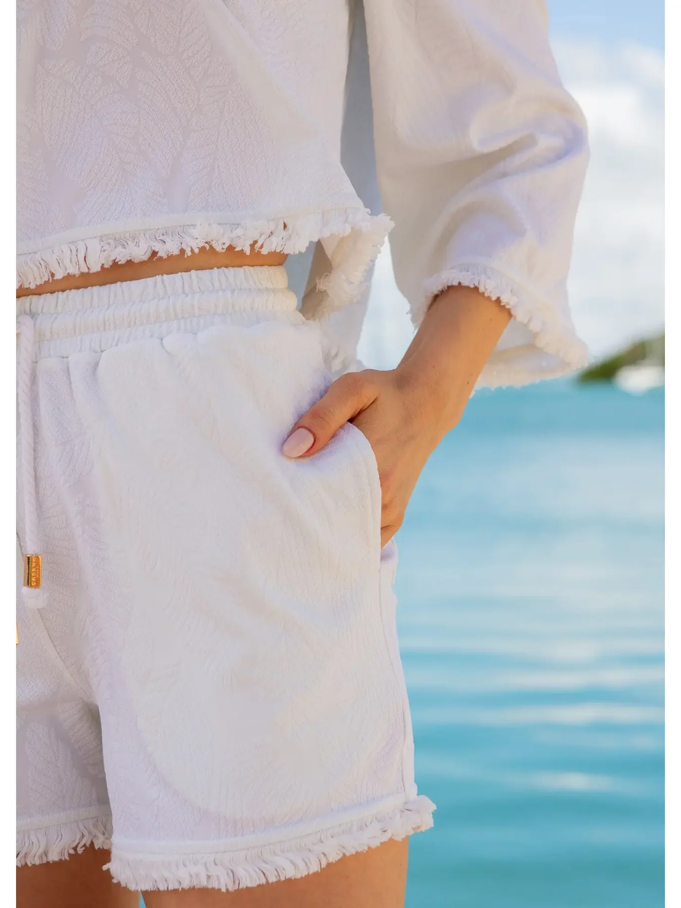 Cabana Life Leaf Terry Shorts