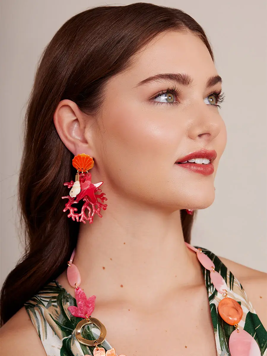 Zenzii Coral Reef Earring