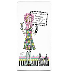 Here's to Alcohol Towel