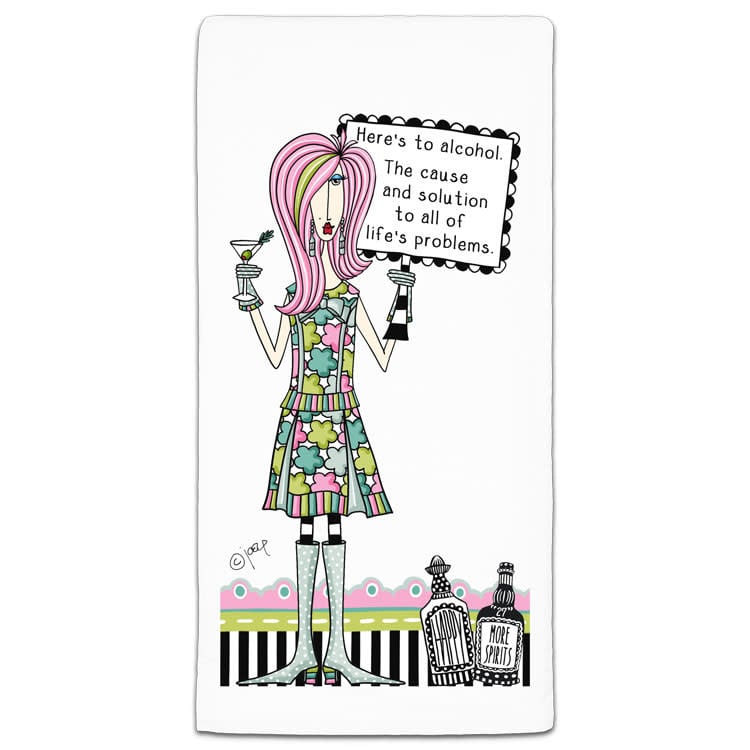 Here's to Alcohol Towel