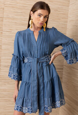 Hale Bob Orion Dress Blue