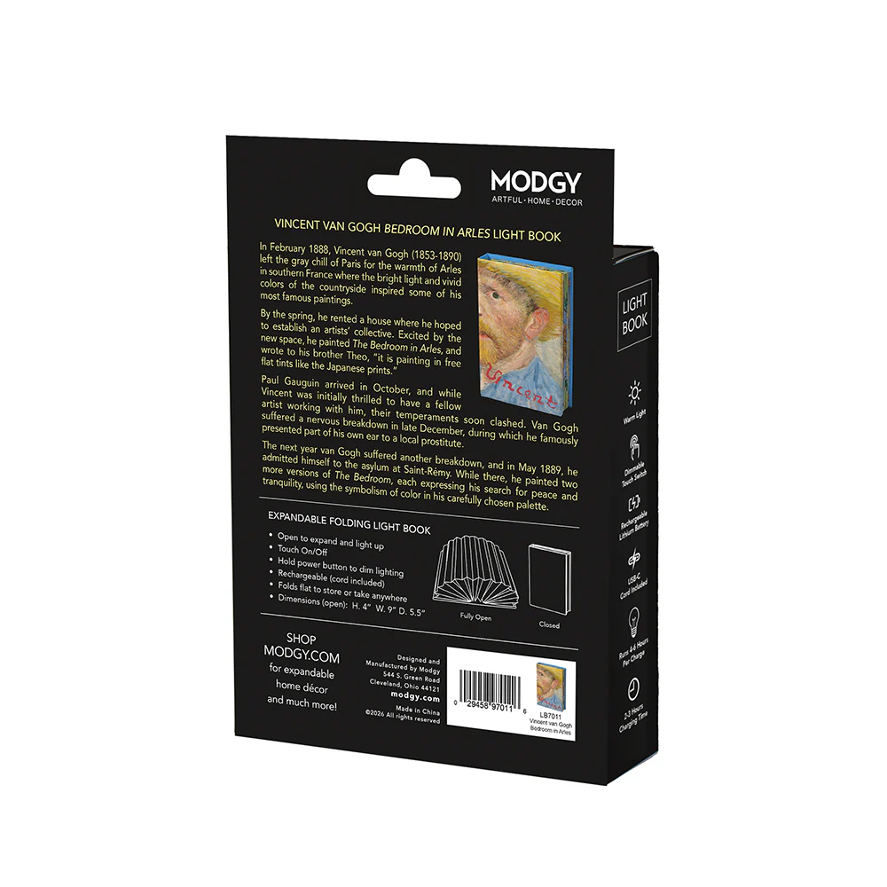 Modgy Vincent Van Gogh The Bedroom Light Book