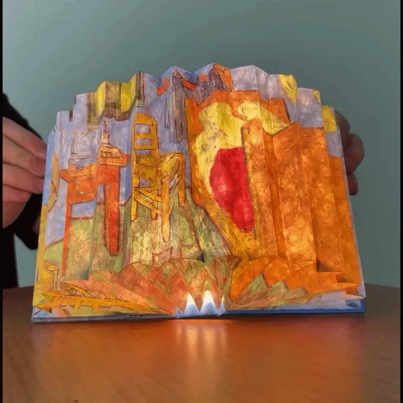 Modgy Vincent Van Gogh The Bedroom Light Book