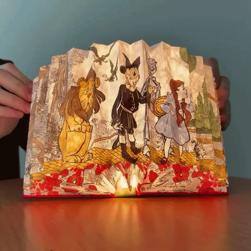 Modgy Wonderful Wizard of Oz Light Book