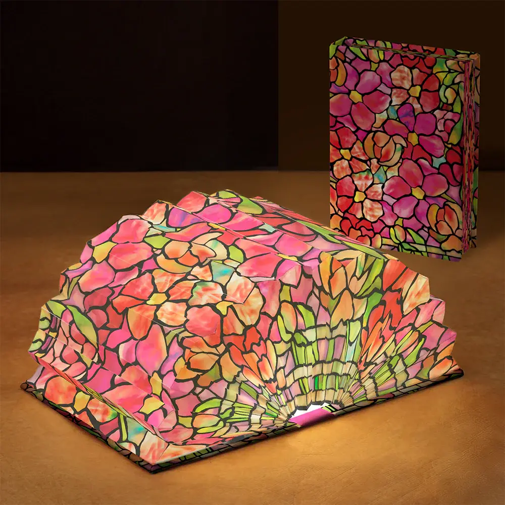 Modgy Louis C Tiffany Peony Light Book