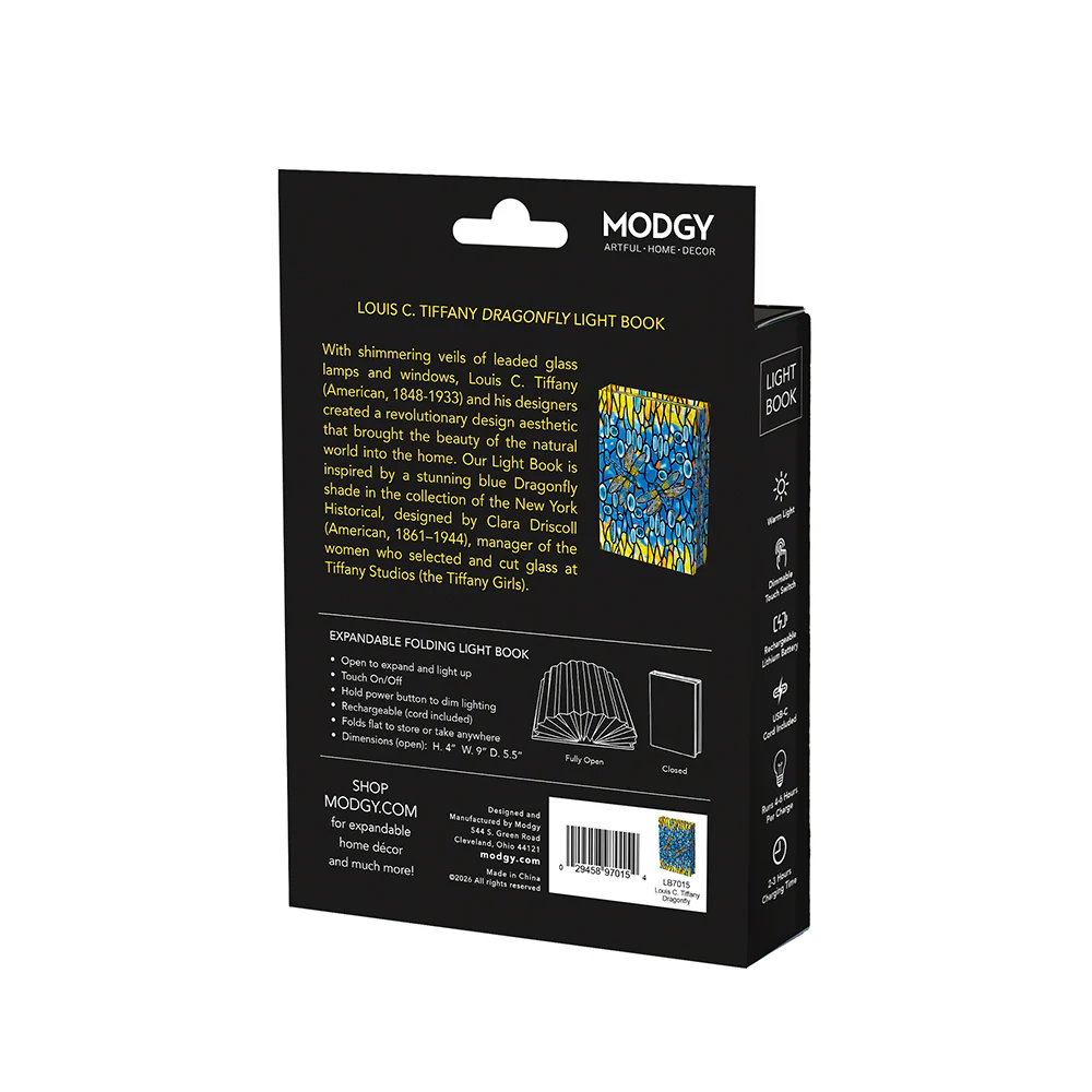 Modgy Louis C Tiffany Dragonfly Light Book