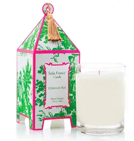 Seda France Toile Pagoda 10.2 oz Candle Citron du Sud