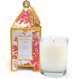 Seda France Toile Pagoda 10.2 oz Candle Grapefruit du Soleil