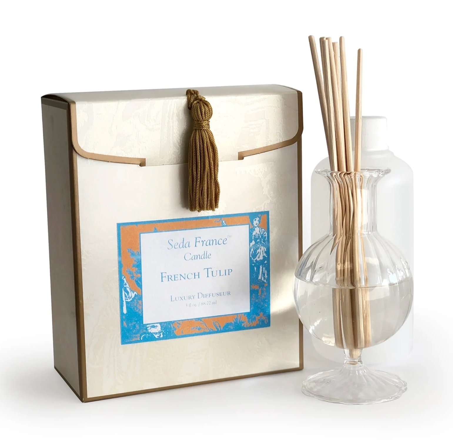 Seda France French Tulip Classic Toile Mini Diffuseur Set