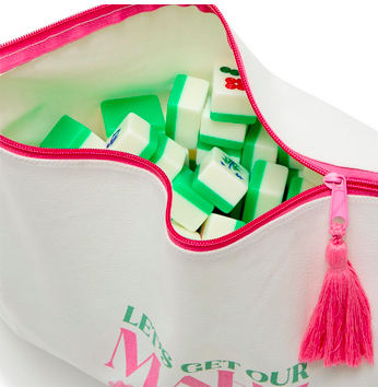 Two's Company Mahjong Game Tile Storage Pouch