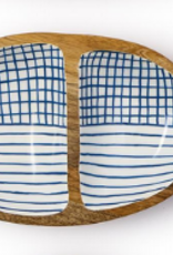 Two's Company Hand-Crafted Fish Tray Medium
