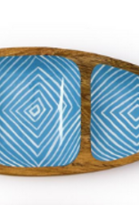Two's Company Hand-Crafted Fish Tray Large