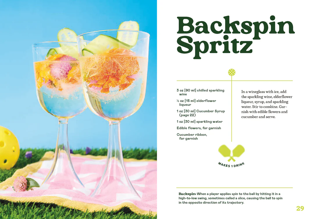 Hachette Dinks and Drinks A Pickleball Cocktail Book