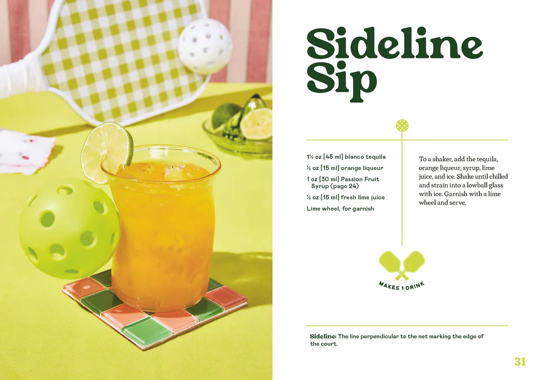 Hachette Dinks and Drinks A Pickleball Cocktail Book