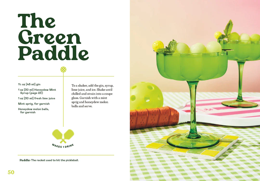 Hachette Dinks and Drinks A Pickleball Cocktail Book