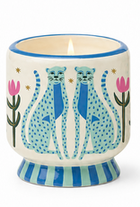 PaddyWax Blue Cheetahs Candle Linen & Orris