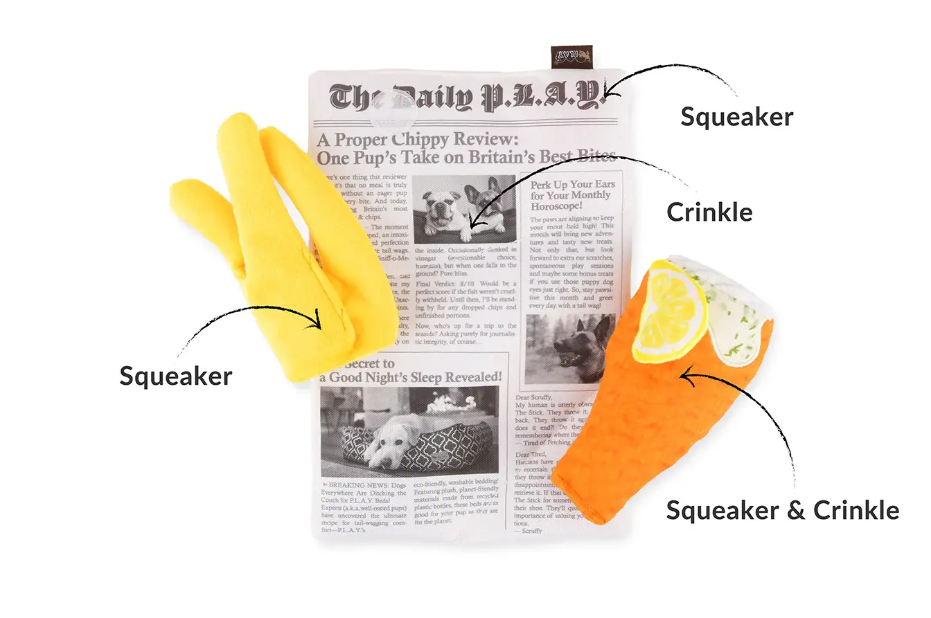 P.L.A.Y. Chippy Chews Dog Toy