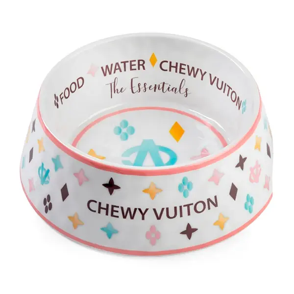 Haute Diggity Chewy Vuiton Bowl Large