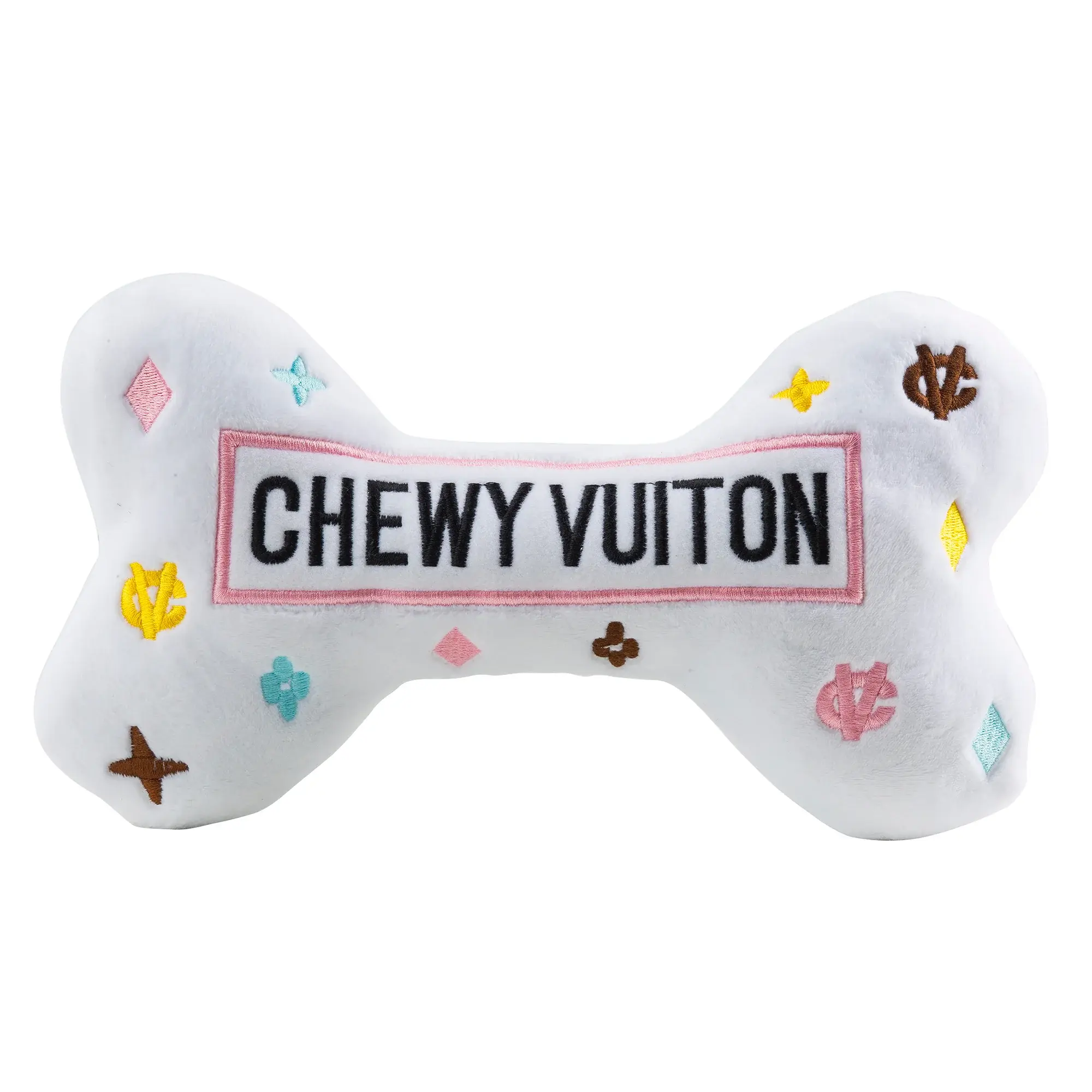 Haute Diggity Chewy Vuiton Bone Toy XL